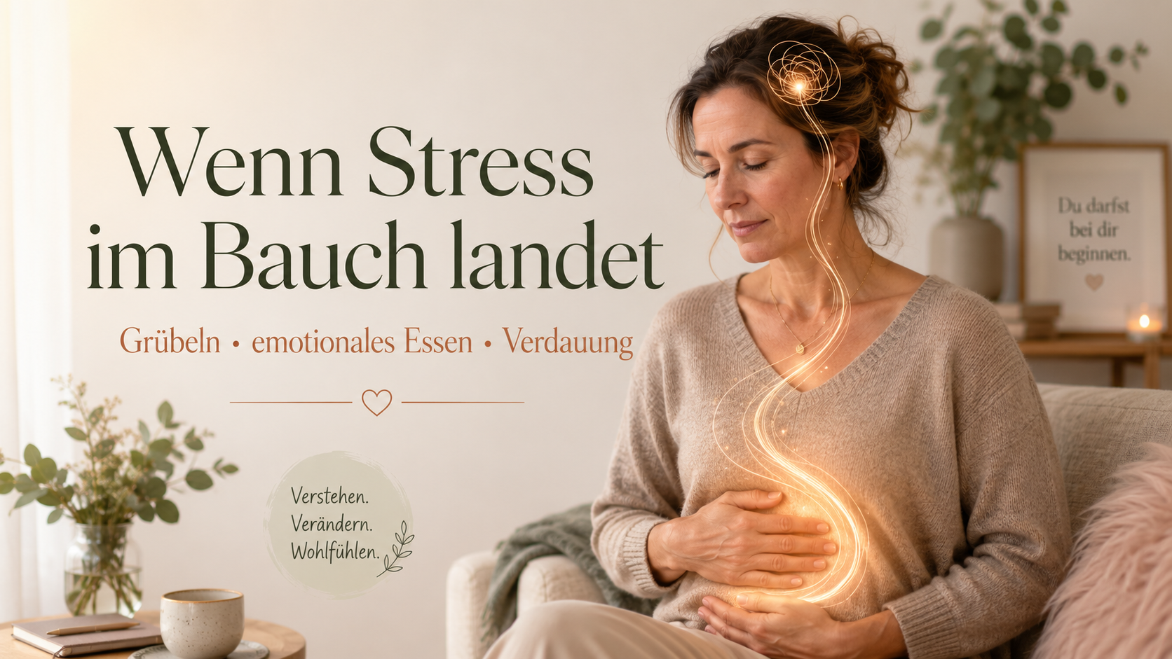Wenn Stress im Bauch landet: Was Grübeln, emotionales Essen und Verdauung miteinander zu tun haben
